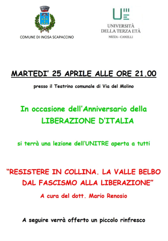 Incisa Scapaccino | "Resistere in collina"