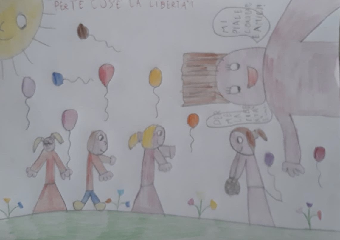 25 Aprile Distanti Ma Insieme Disegni Classe Ii Comune Di Incisa Scapaccino