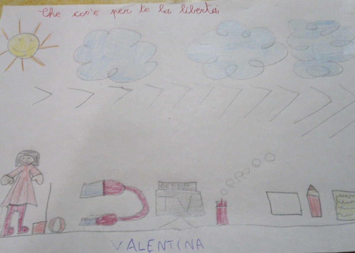 25 Aprile Distanti Ma Insieme Disegni Classe Ii Comune Di Incisa Scapaccino